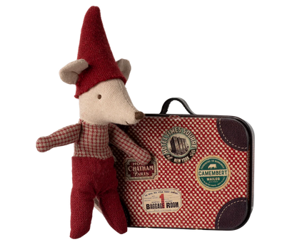 Maileg Christmas Mouse - Baby in Suitcase