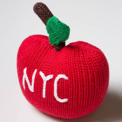 Estella - Organic Baby Toy - Big Apple Rattle (Machine Washable)