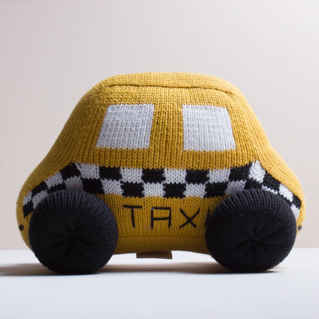 Estella - Organic Taxi Stuffed Toy - Medium