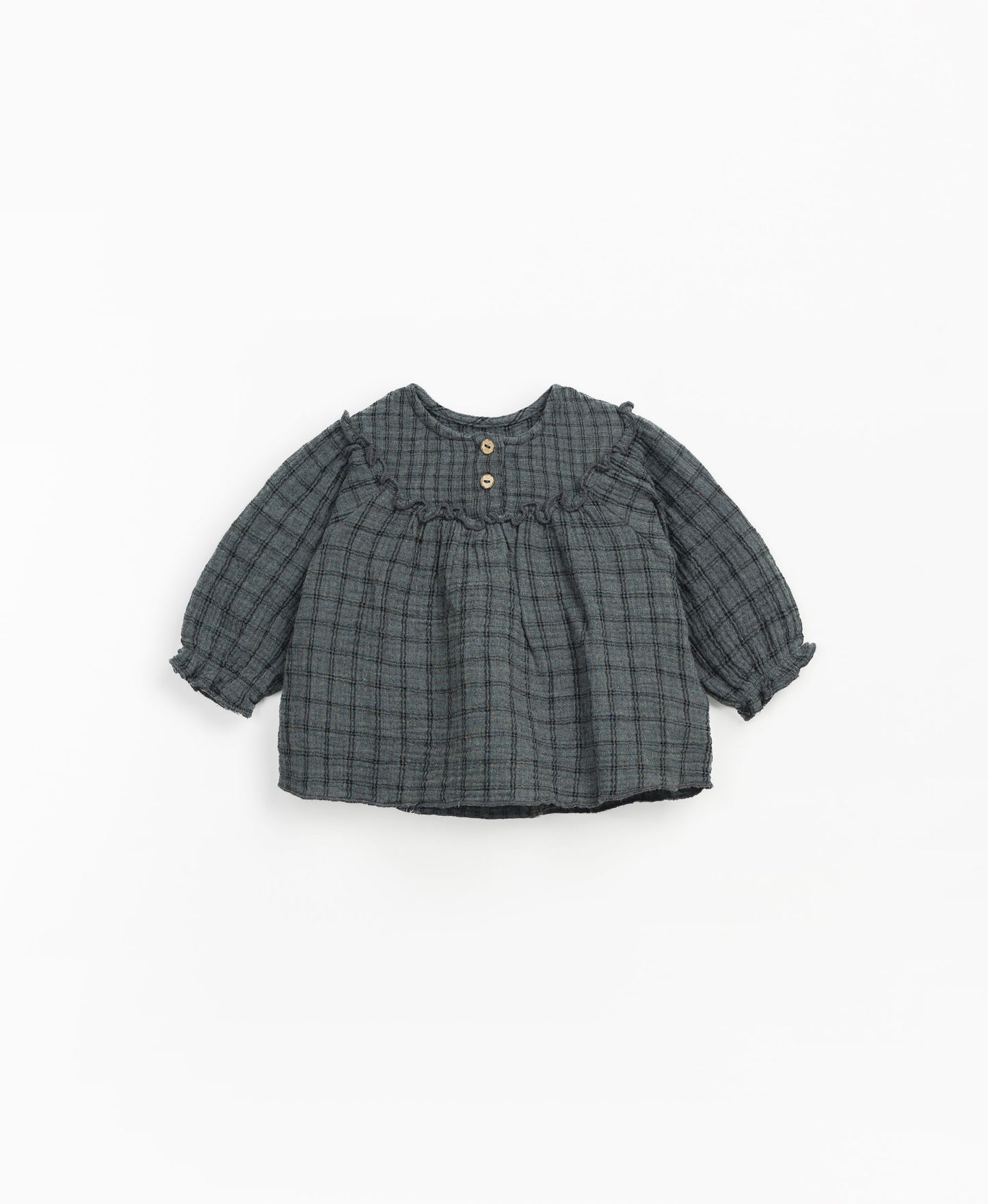 Play Up Checked Woven Tunic