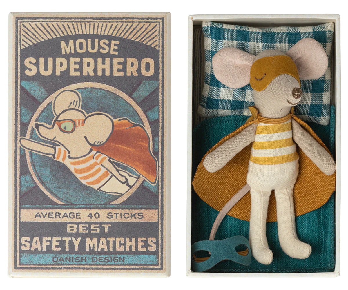 Maileg Superhero Mouse Little Brother