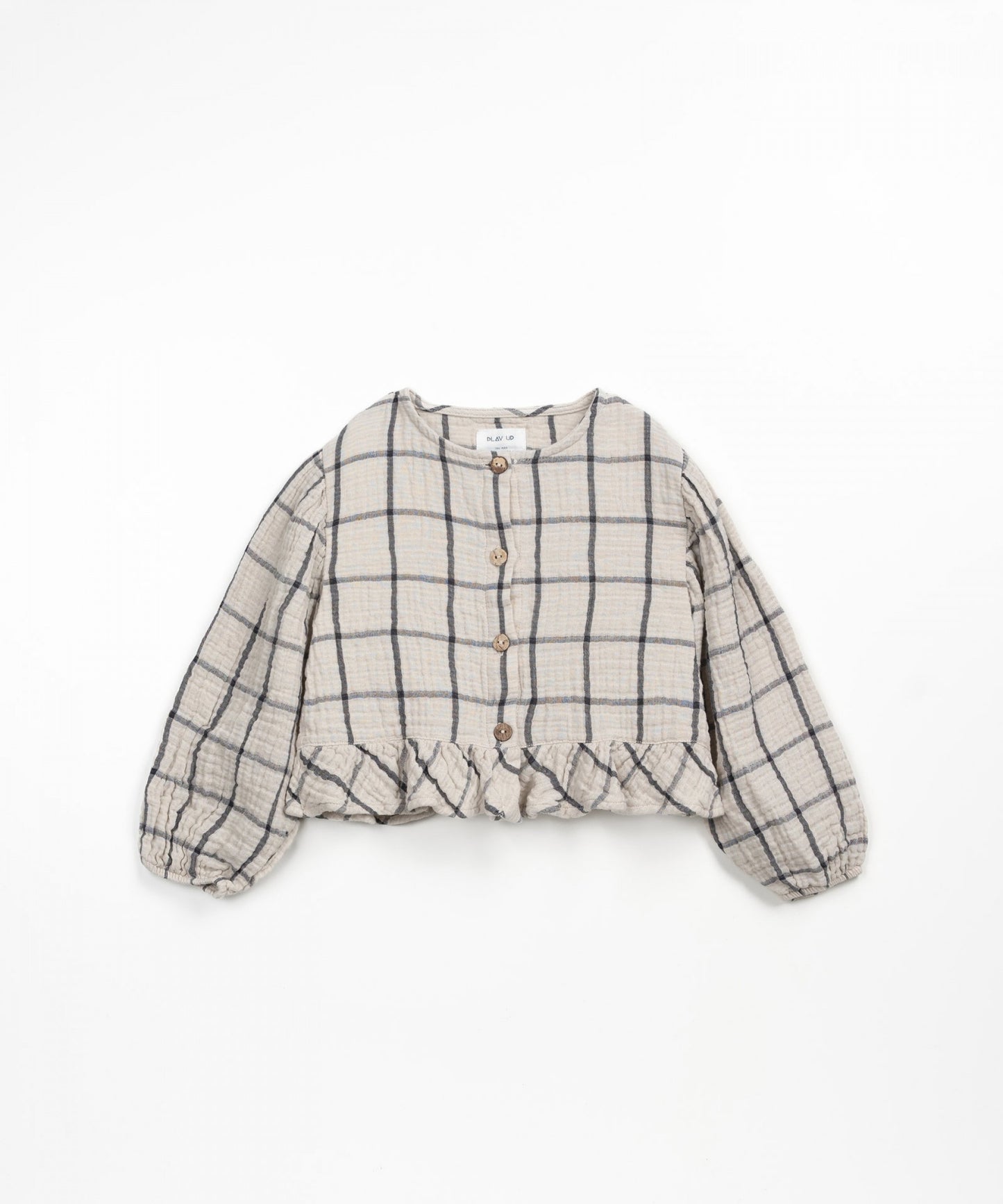 Play Up Checked Woven Tunic