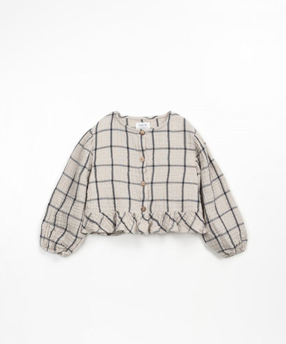 Play Up Checked Woven Tunic