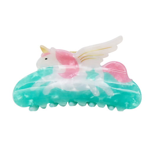 Mimi & Lula Unicorn Acetate Claw Clip