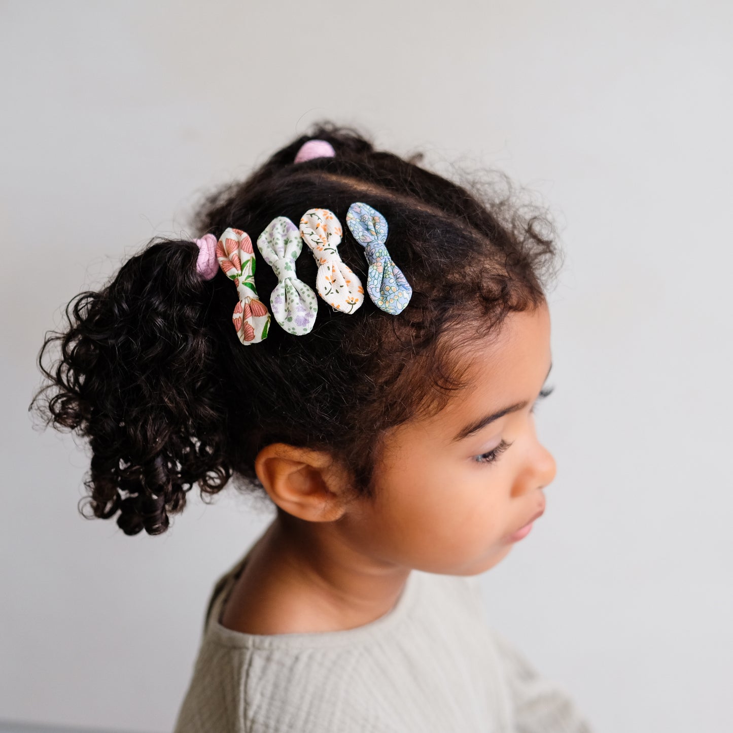 Mimi & Lula Flora Bow Clips