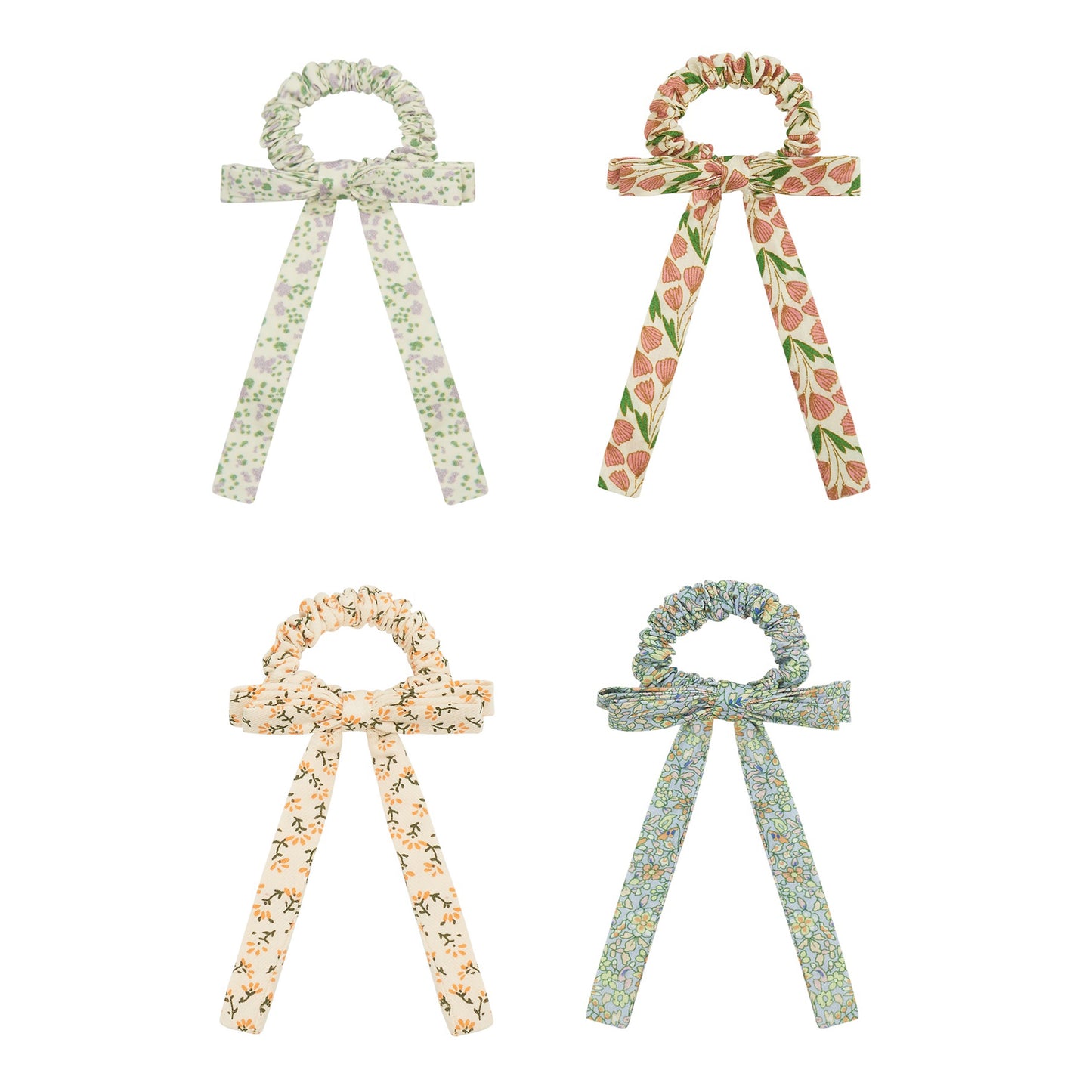 Mimi & Lula Floral Bow Scrunchies