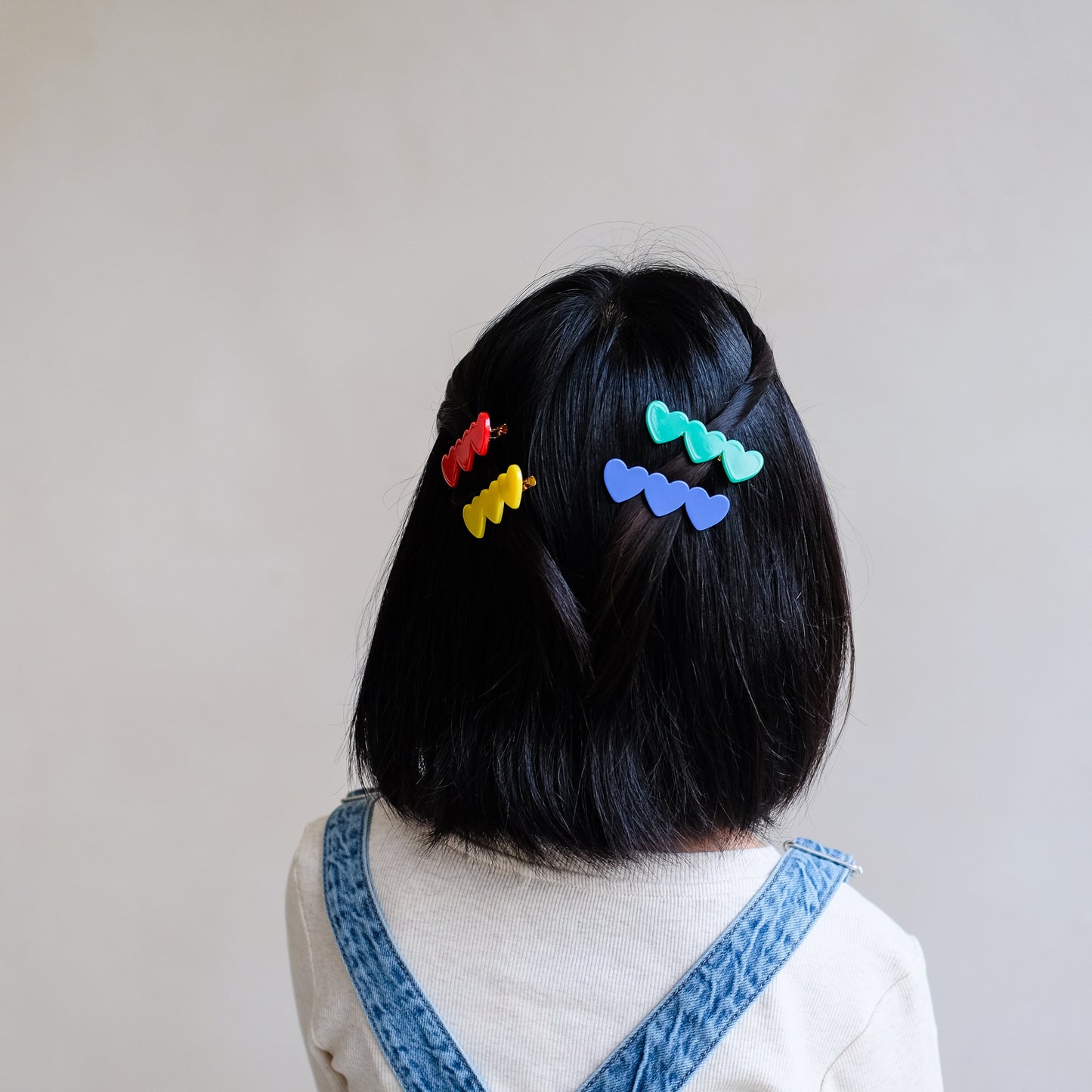 Mimi & Lula Heart Acetate Clips