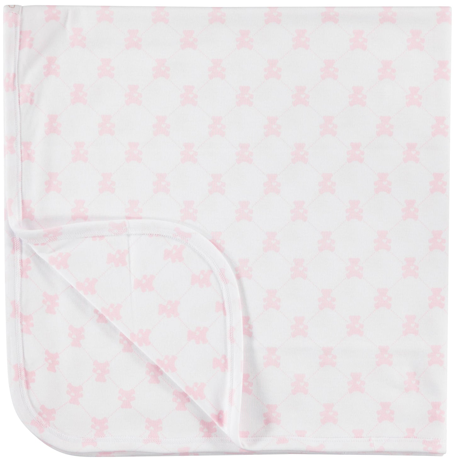 Pimalu - RECEIVING BLANKET - TEDDY BEAR (PINK)