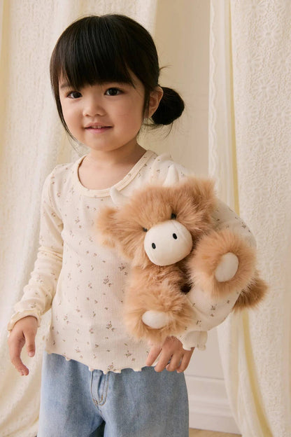 Snuggle Bunnies - Highland Cow Plush Stuffed Animal - Hilda