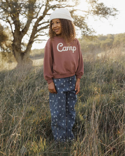 Rylee + Cru Barrel Pant Heart Ditsy