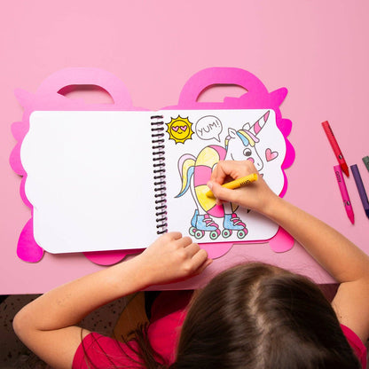 OMY - SUPER COLORING & STICKER BOOK - UNICORN
