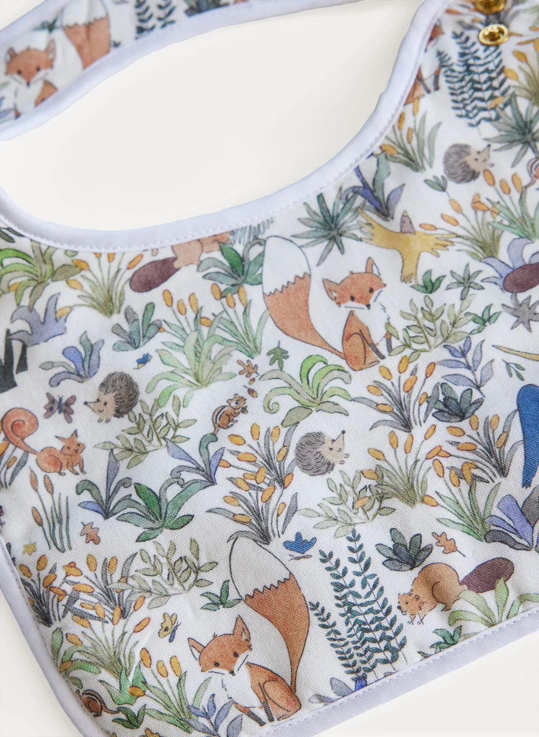 Timo & Violet Baby Classic Bib - Foxy Forest Multi
