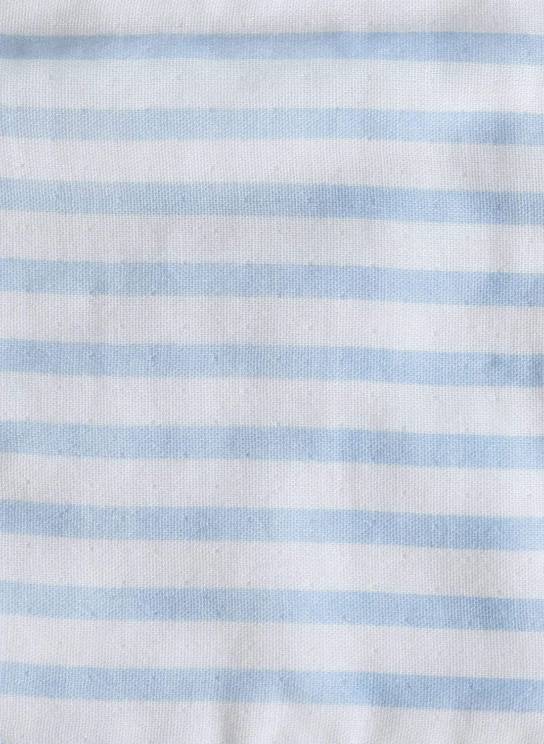 Timo & Violet Baby Blue & White Striped Bib Blue