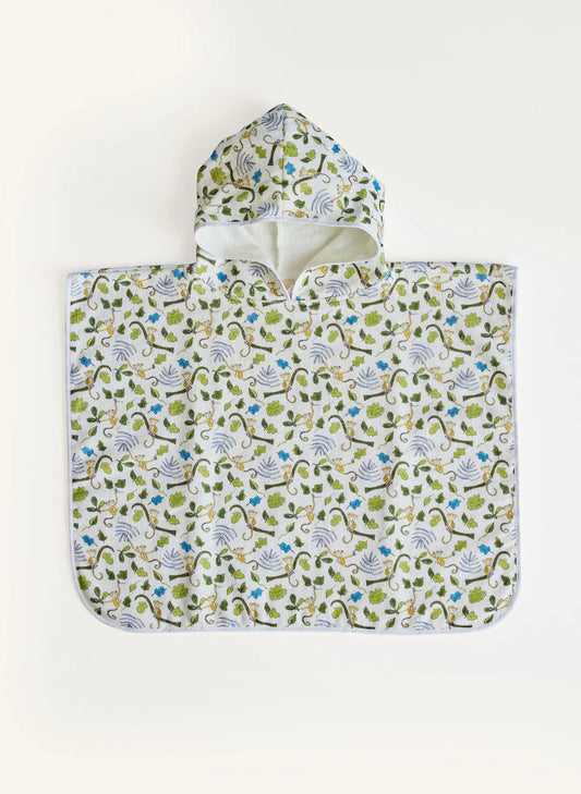 Timo & Violet Swim Poncho - Happy Monkey