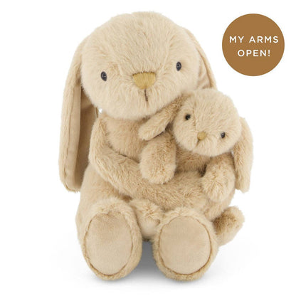 Snuggle Bunnies - Mama and Baby Bunny Plush Set - Frankie the Hugging Bunny