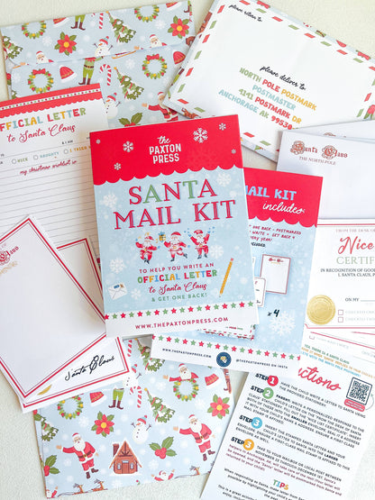 The Paxton Press - *2024 Re-Design* Santa Mail Kit - Letters to Santa