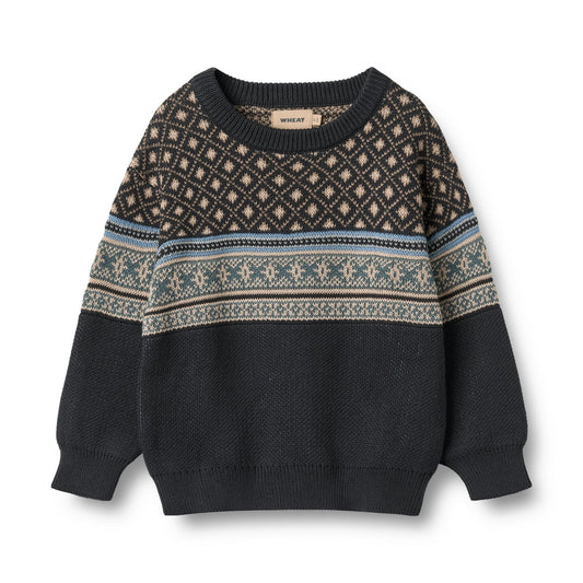 Wheat Jacquard Pullover Julius