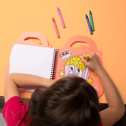 OMY - SUPER COLORING & STICKER BOOK - YUMMY