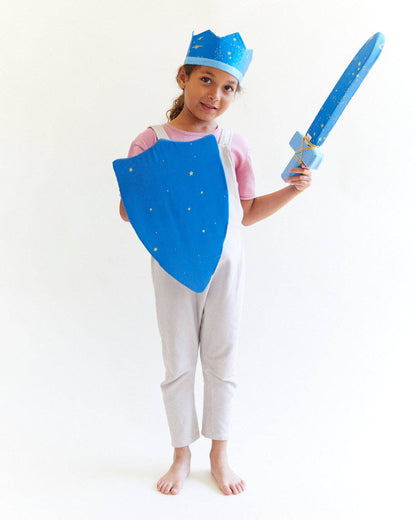 Sarah’s Silks - Soft Star Shield for Knight Costume, Pretend Play