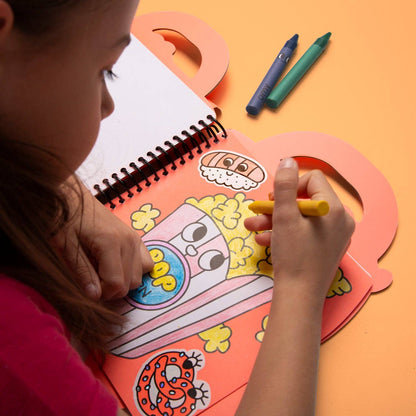 OMY - SUPER COLORING & STICKER BOOK - YUMMY
