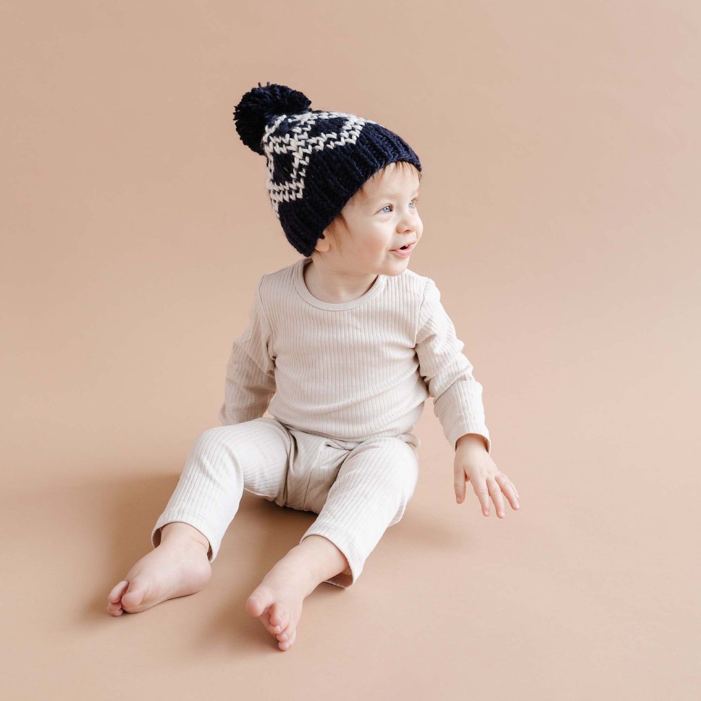 The Blueberry Hill Diamond Faire Isle Hat