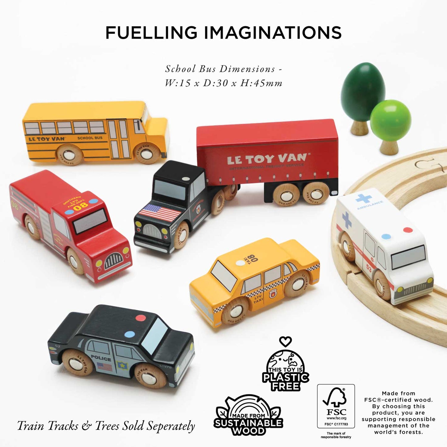 Le Toy Van, Inc. - American Toy Car Set