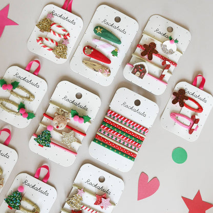 Rockahula Kids Stripy Christmas Tree Clips