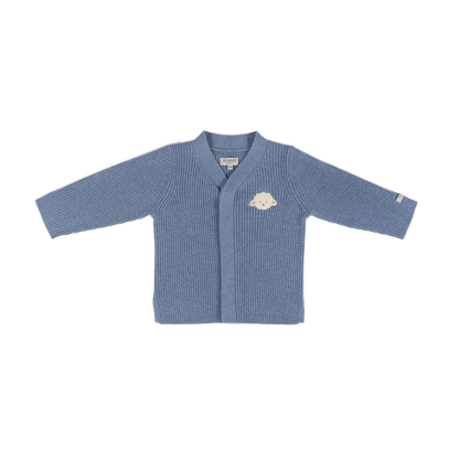 Donsje Fennie Merino Wool Cardigan Lammy Blue