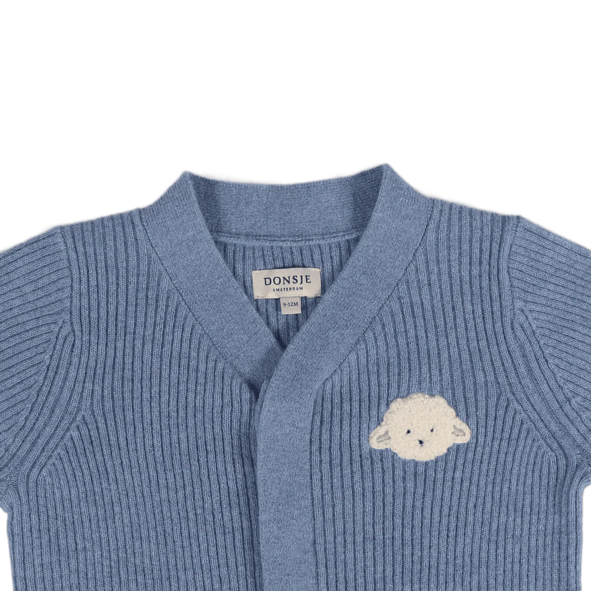 Donsje Fennie Merino Wool Cardigan Lammy Blue