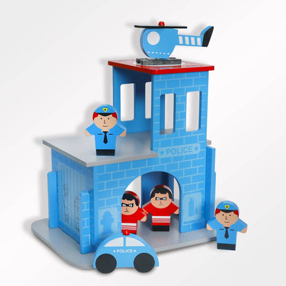 Mr. Ellie Pooh - Wooden set - Police Station (w)