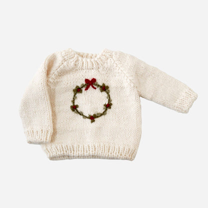 The Blueberry Hill Wreath Sweater