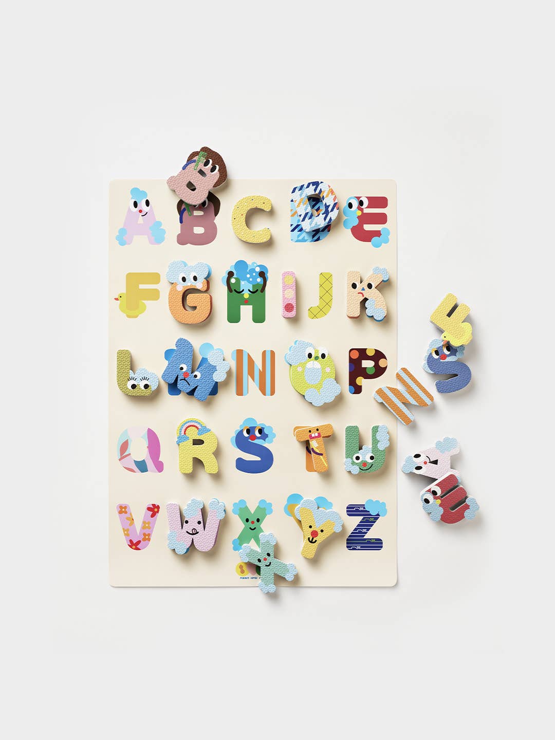 Living Refinery - Creative Play Bath Stickers & Poster Set - Alphabet