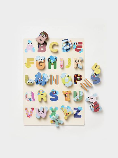 Living Refinery - Creative Play Bath Stickers & Poster Set - Alphabet