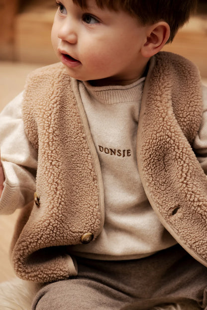 Donsje Monty Gilet Hazelnut