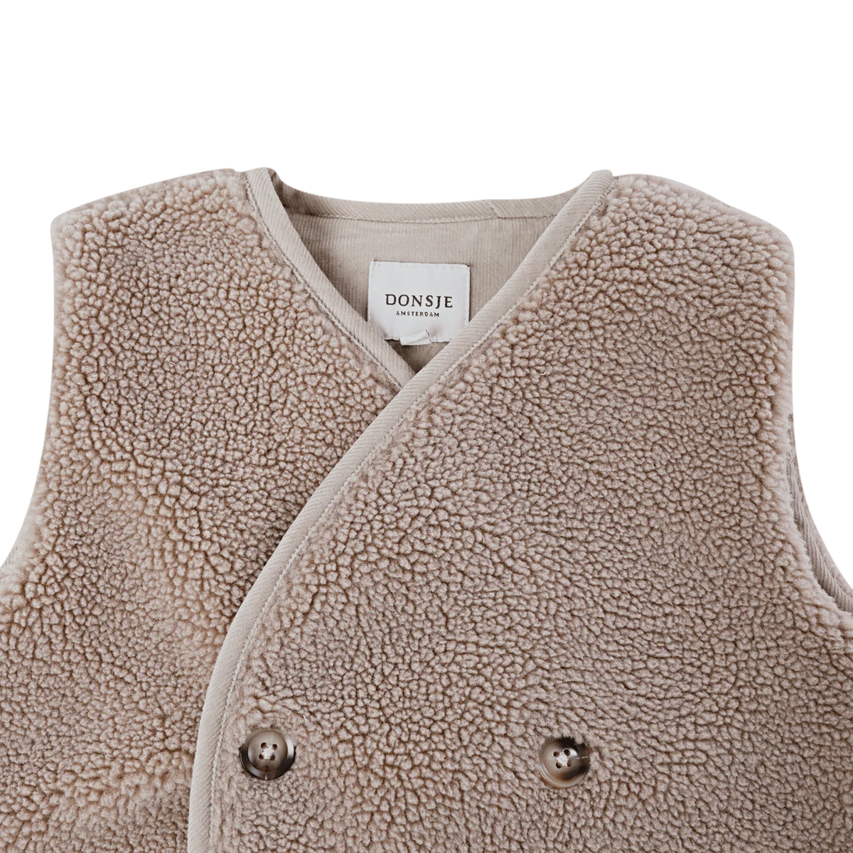 Donsje Monty Gilet Hazelnut