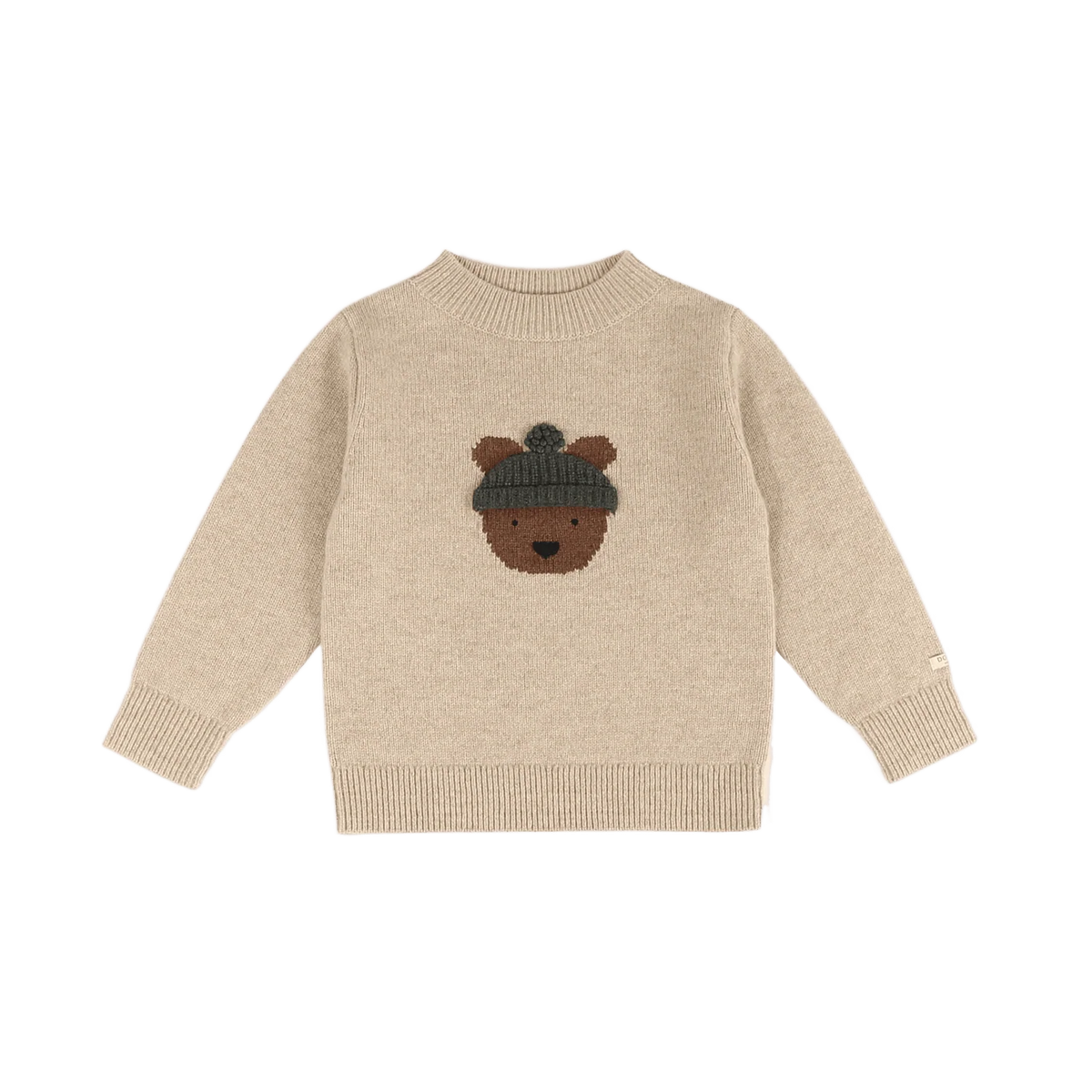 Donsje Denn Merino Wool Sweater Bear Biscotti