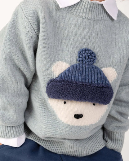 Donsje Denn Merino Wool Sweater Polar Cloud