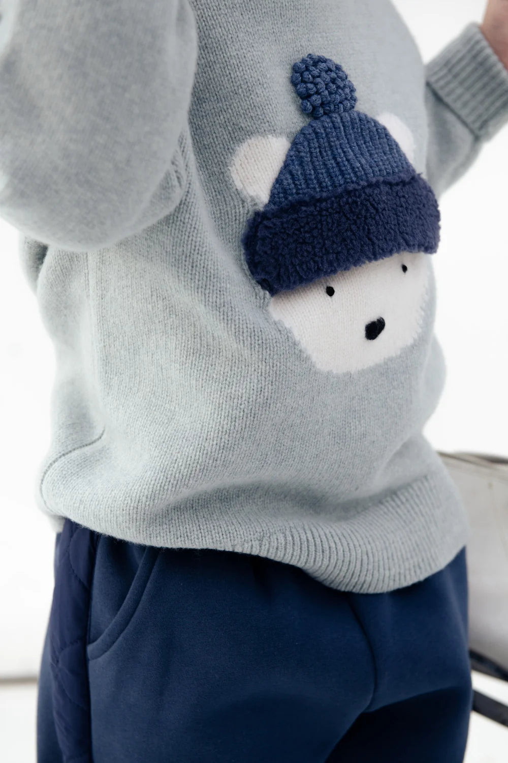 Donsje Denn Merino Wool Sweater Polar Cloud
