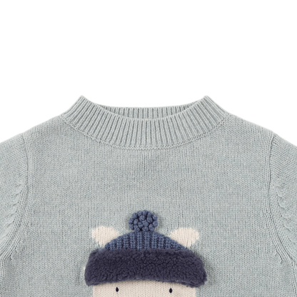 Donsje Denn Merino Wool Sweater Polar Cloud