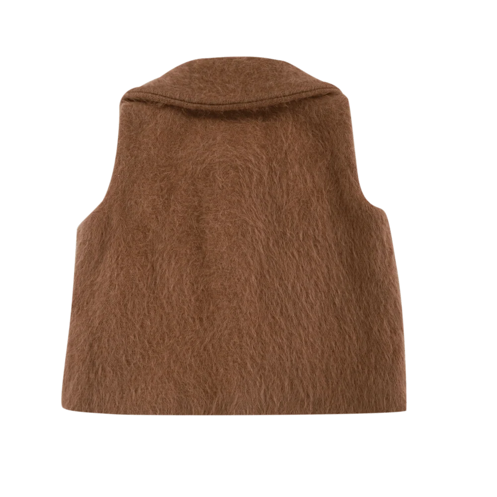 Donsje Anja Gilet Hazelnut