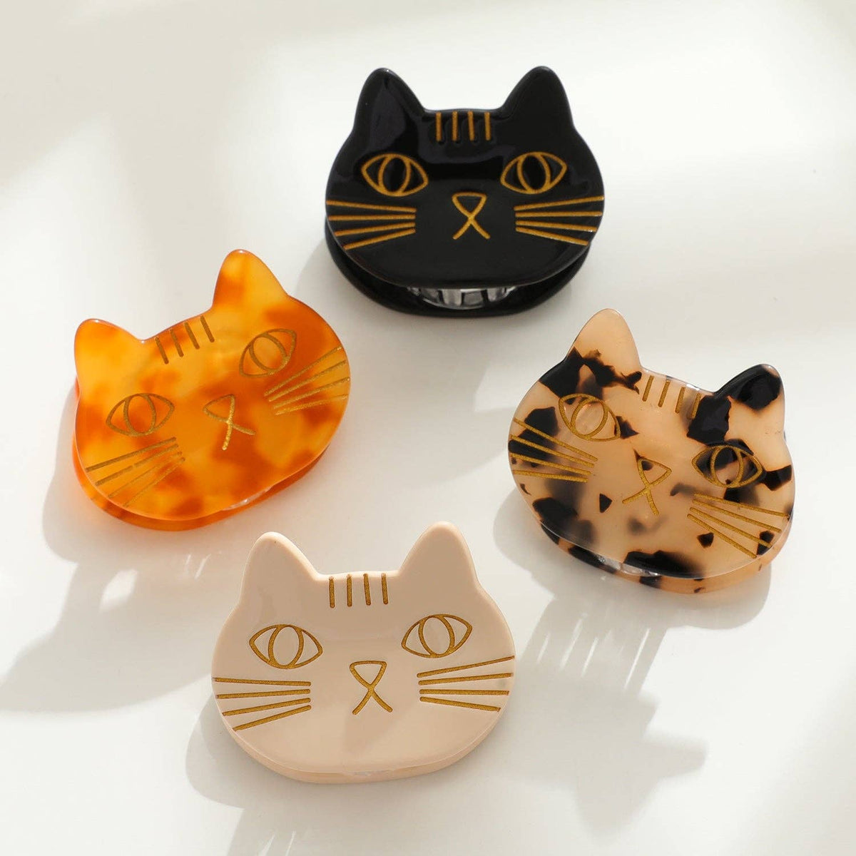 Adorro - Ginger Cat Claw Clip