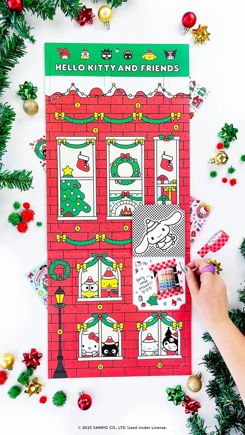Pipsticks - Hello Kitty And Friends Christmas Sticker Advent