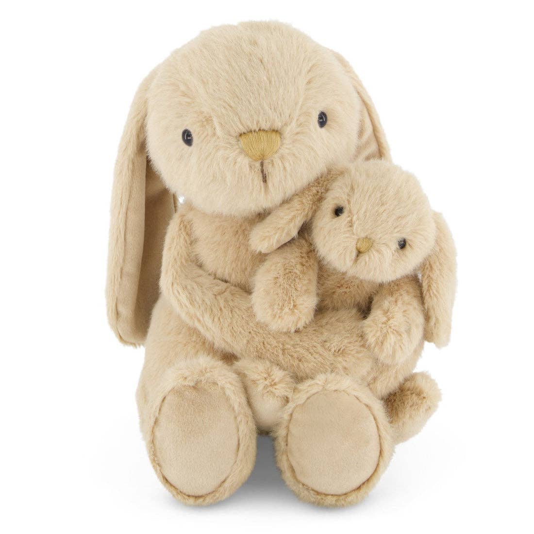 Snuggle Bunnies - Mama and Baby Bunny Plush Set - Frankie the Hugging Bunny
