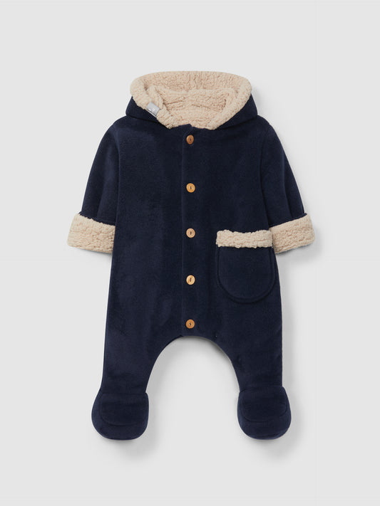 Snug Plush Hooded Overall