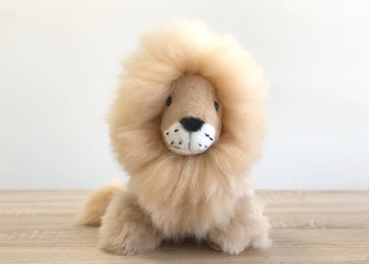 Shupaca Alpaca - Alpaca Stuffed Animal - Lion  Medium- 12"