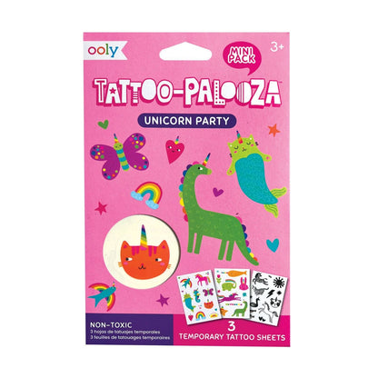 OOLY - Mini Temporary Tattoos -  Unicorn Party