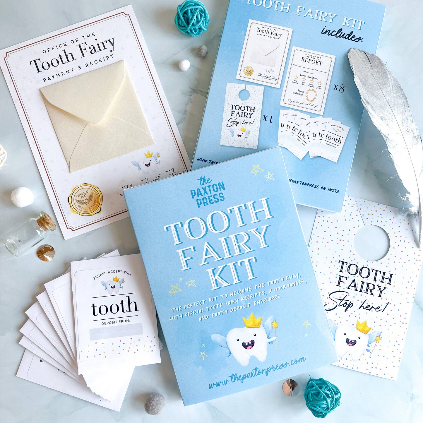 The Paxton Press - Tooth Fairy Kit *NEW Plastic-Free Packaging!*