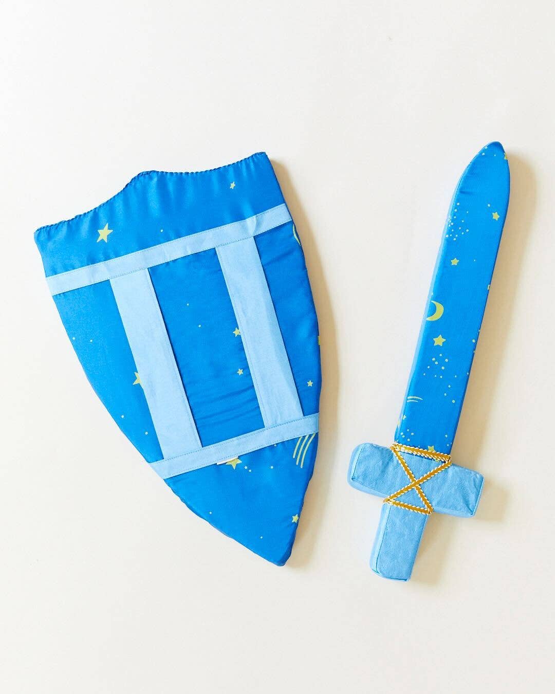 Sarah’s Silks - Soft Star Shield for Knight Costume, Pretend Play