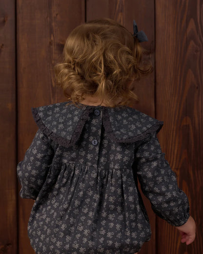 Rylee + Cru Fern Romper Heart Ditsy