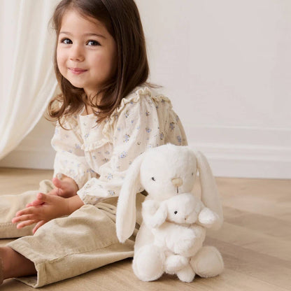 Snuggle Bunnies - Mama and Baby Bunny Plush Set - Frankie the Hugging Bunny